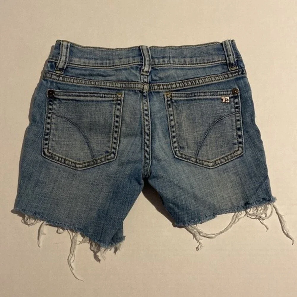 Joe’s Jeans cutoff Jean shorts frayed hem medium wash girls 10 Patricia